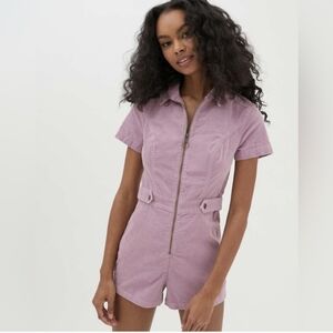 Urban Outfitters corduroy romper jumpsuit dark teal size xs